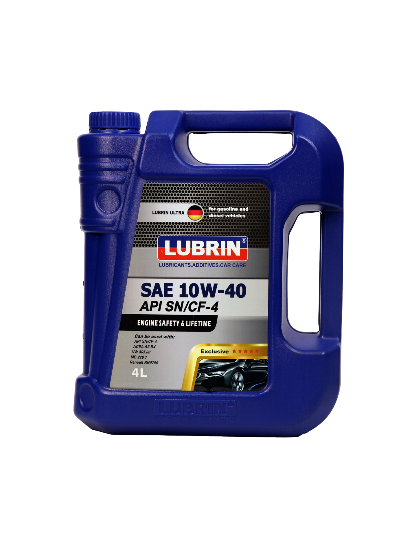 روغن موتور SN 10W40 لوبرین 4 لیتر