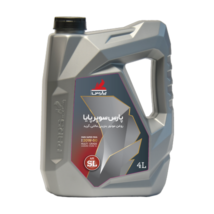 روغن موتور SL 20W50 پارس مدل سوپر پایا پریمیوم