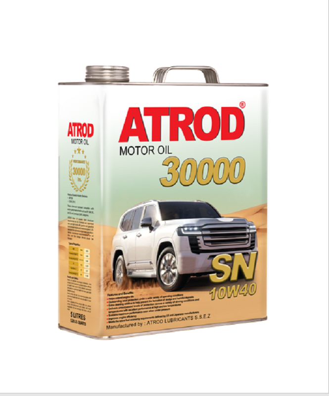 روغن موتور آترود SN 10W40 مدل 30000 5 لیتر