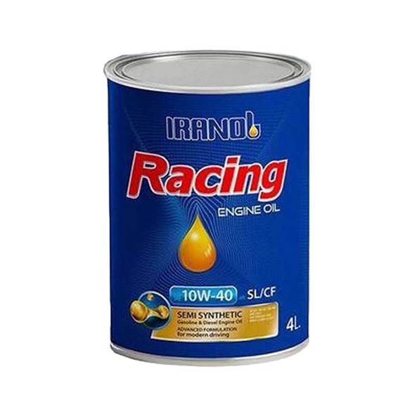 روغن موتور  SL/CF 10w40 ریسینگ ایرانول فلزی